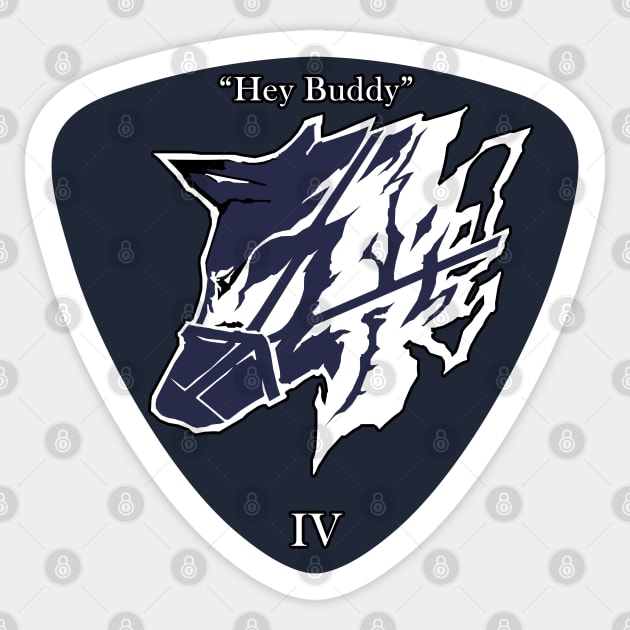 Hey Buddy - V.IV Rusty ACVI Emblem Sticker by AmyMinori